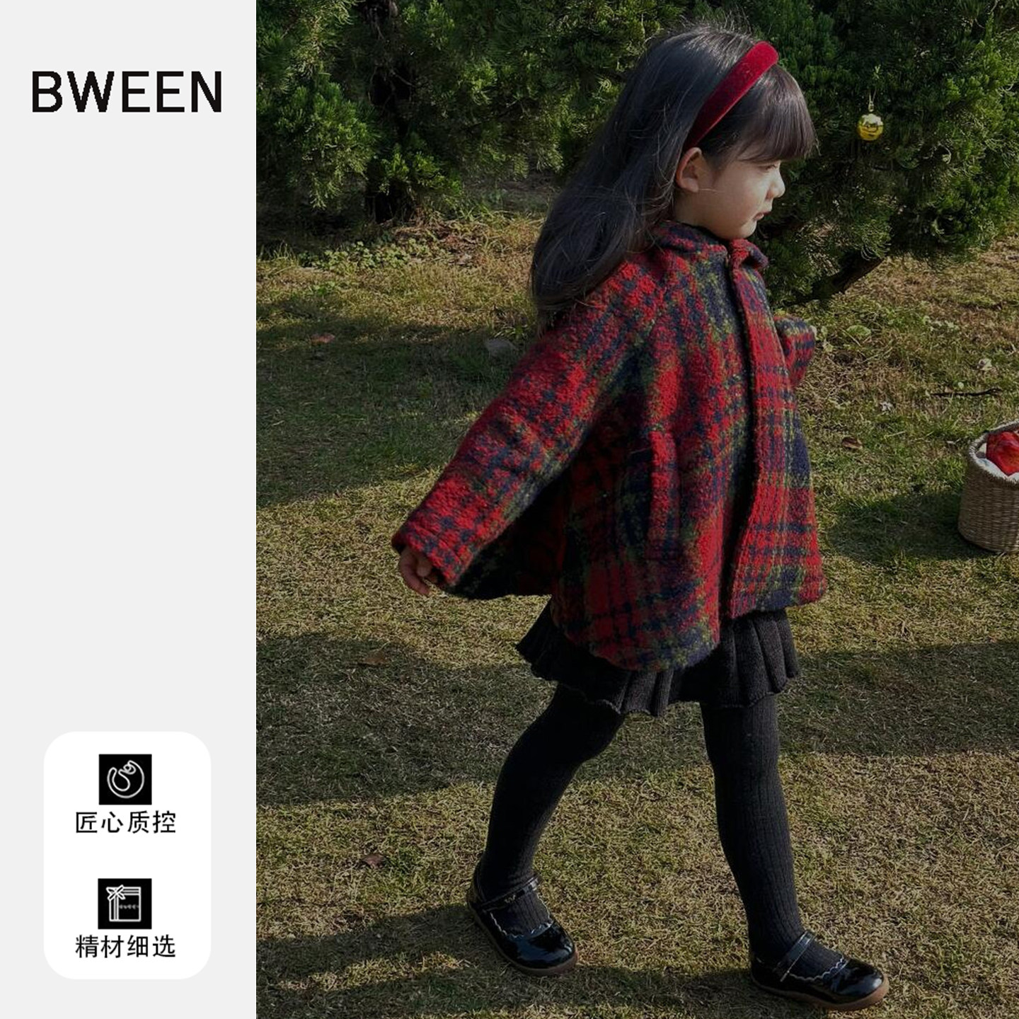 女童外套冬季2025新款女宝宝红色新年服精灵帽加厚格子儿童上衣冬,童装/婴儿装/亲子装,普通外套,淘宝优惠券,粉丝福利购,淘宝优惠卷