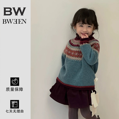 出门被夸chao好看的女宝针织衣~