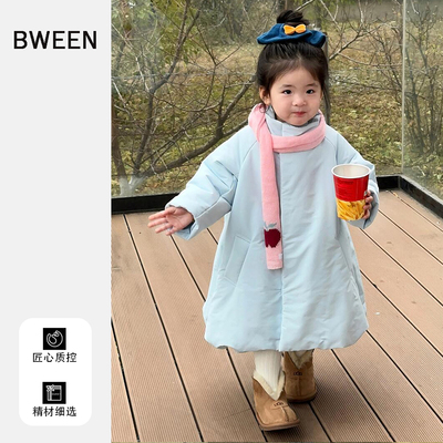 版型超赞~加厚连帽过膝羽绒服