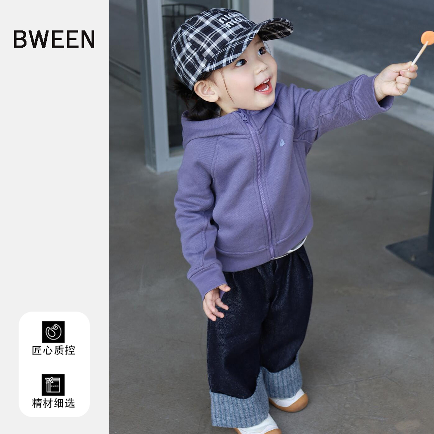 酷酷质感的时尚女童外套冬季