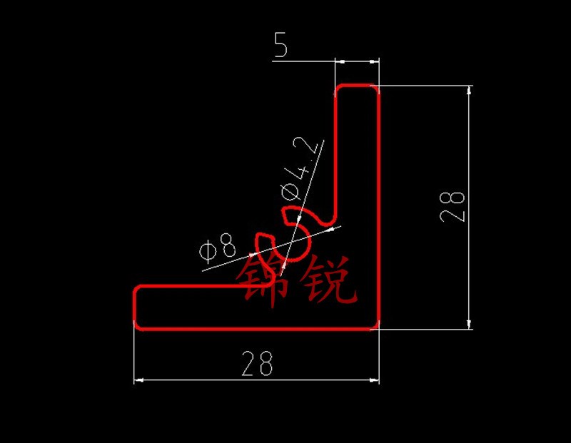 速發(fā)廠促加l度強(qiáng)8080787料505055282E8等邊角型0工業(yè)鋁鋁材角材8