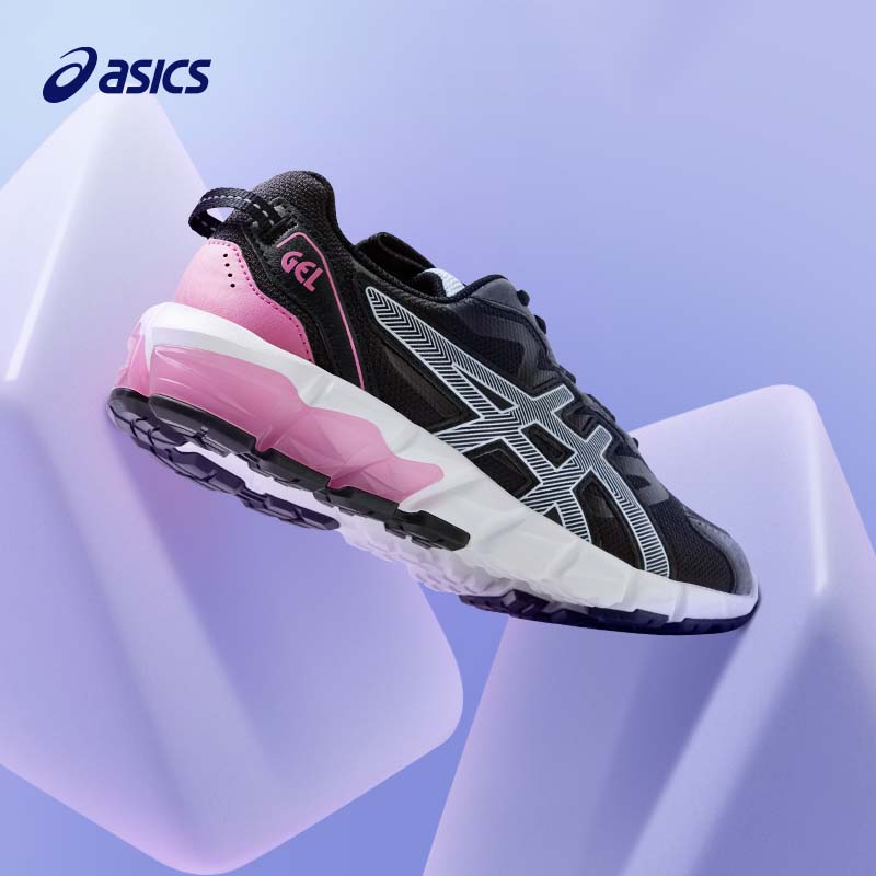 ASICS/亚瑟士童鞋新款男女透气跑步运动鞋网眼透气3-7岁QUANTUM