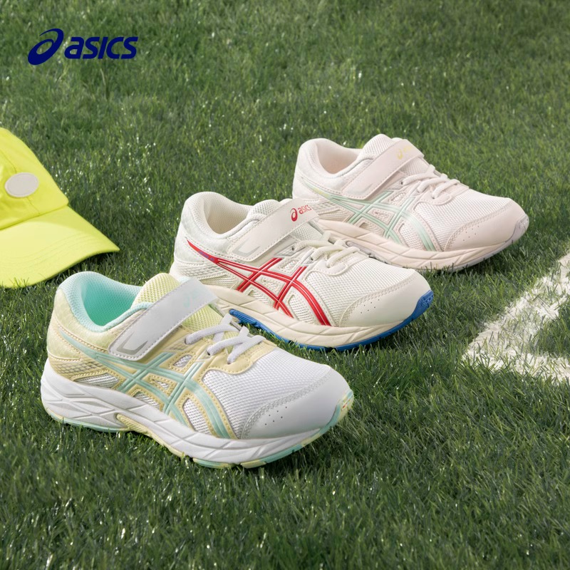 亚瑟士运动童鞋休闲鞋女鞋春秋透气耐磨跑步鞋防滑男网面儿童鞋子