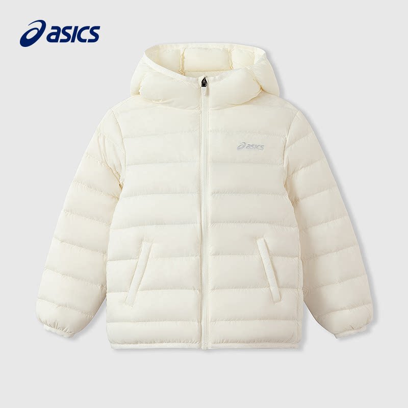 Asics/亚瑟士羽绒服青少年男女孩短款冬季新款小个子轻薄冬装外套