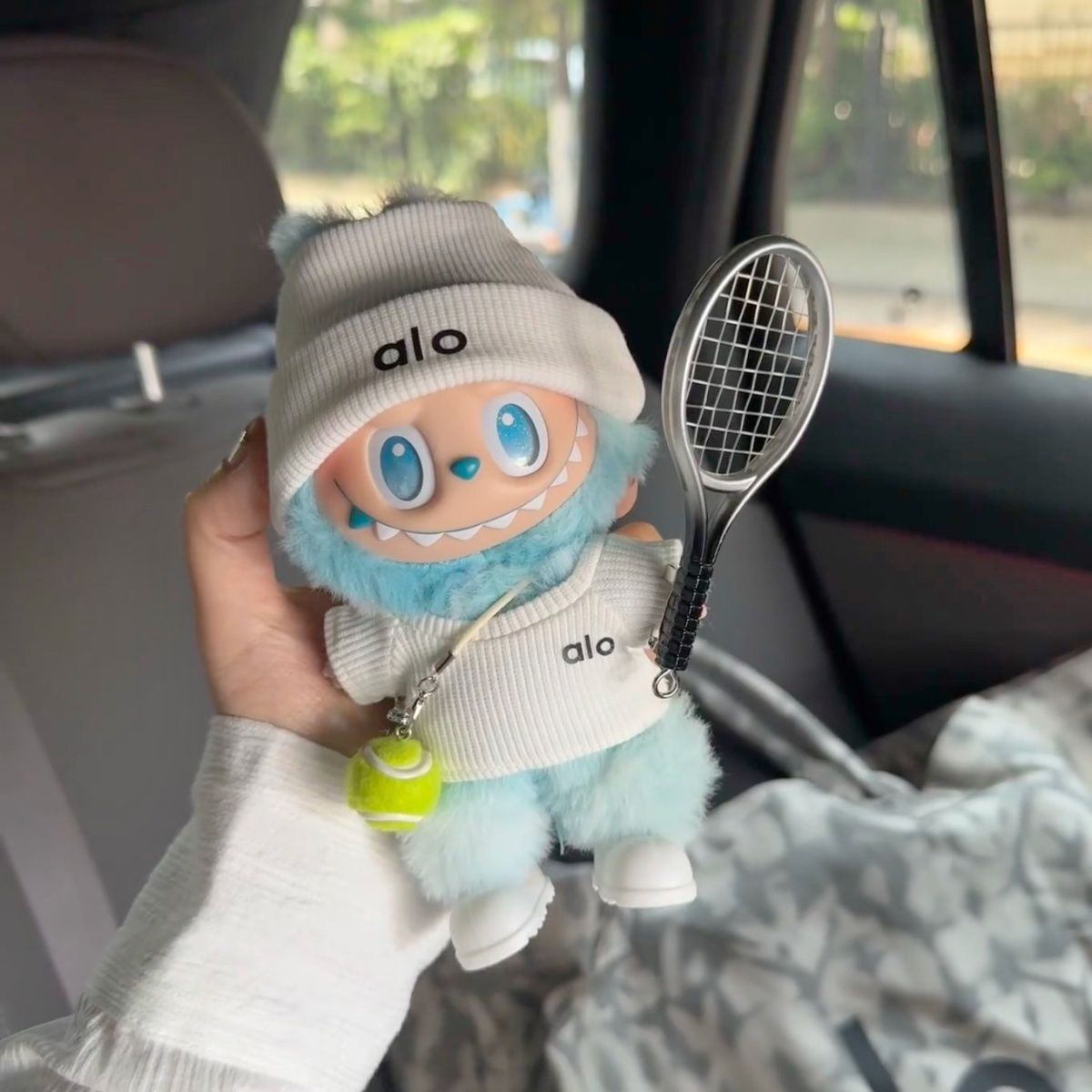 网球运动套装衣服二代娃衣挂件盲盒公仔搪胶17cm套装拉布仅售娃衣