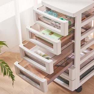 A4办公文件柜家用化妆品胶带多功能储物柜美甲收纳 收纳柜子抽屉式