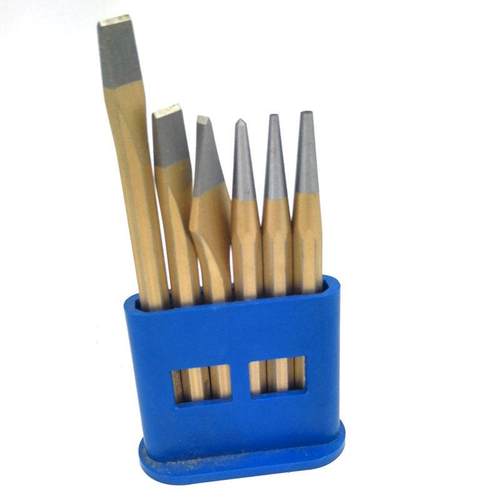 德国兰士德RENNSTEIG 6支套装尖扁头多功能钢凿 421000