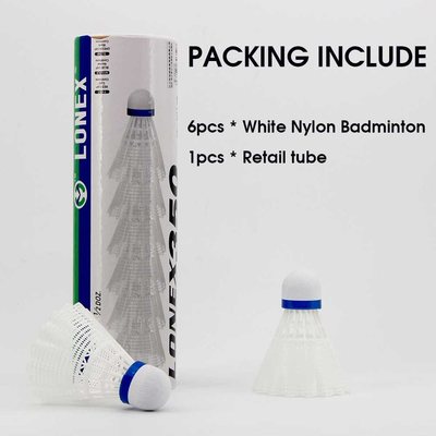 极速6pcs/set Strkong Nylon Shuttlecock Table Fiber  Head Ful