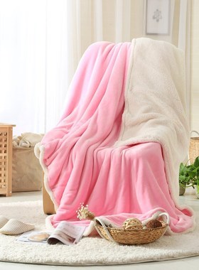 极速Lamb cashmere  Luxury Blanket  Throw warm sSoft Cozy Plu