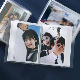 极速拍立得收纳册相本纪念册3寸相纸E4寸明信片收纳本小卡5寸6寸