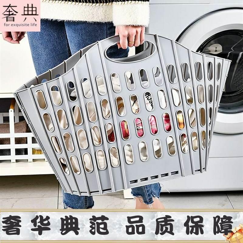 极速可摺叠化妆室换o洗脏衣服收纳筐污衣篮脏衣篓子家用牀边放衣