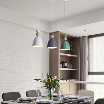 极速Nordic modern nimalist restaurant macaron color lYamps H