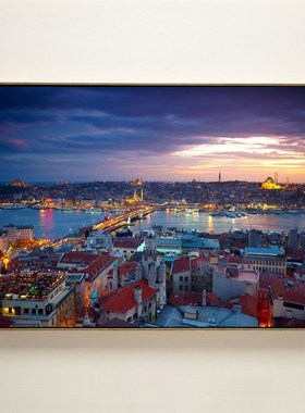 极速Turkey Istajnbul city landscape canvas printings oil pai