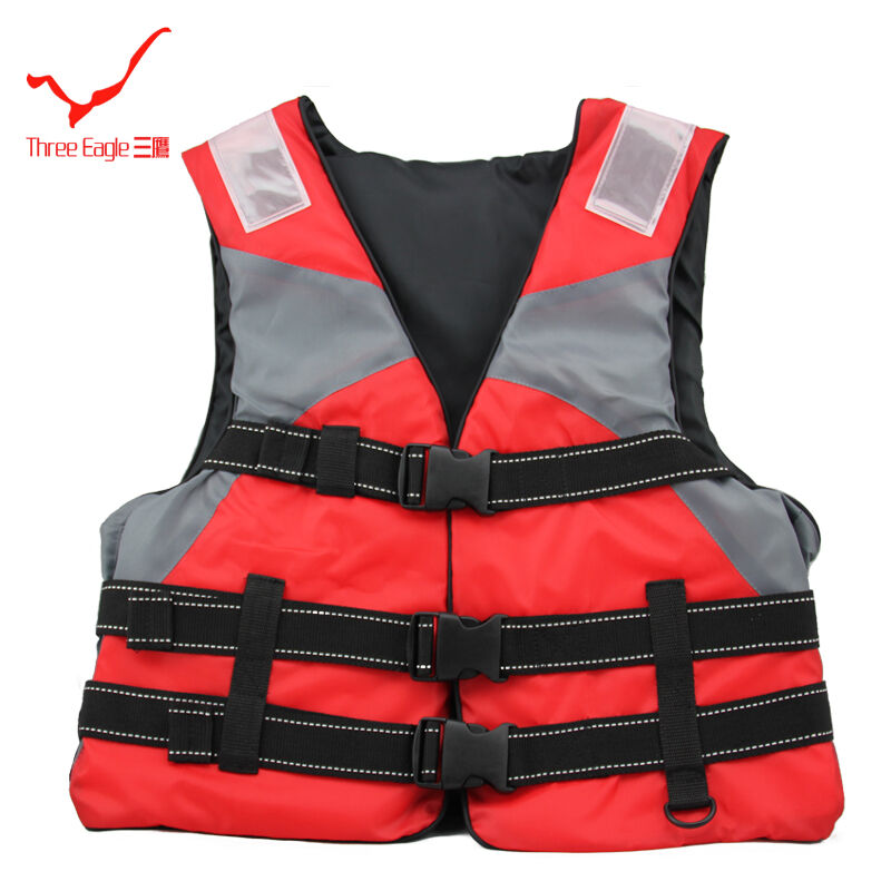 极速渔乐三鹰海豹升级版救生v衣漂流救生船用救生衣加厚加大款泡