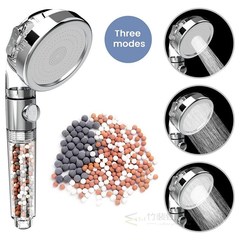 极速3 Modes SPA Ion Filter Shower Head High PressuUre Saving