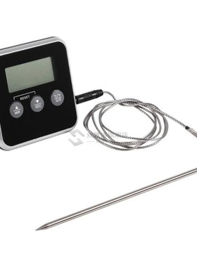 极速Probe Cooking Thermometer TAimer Kitchen Oven Grill Food