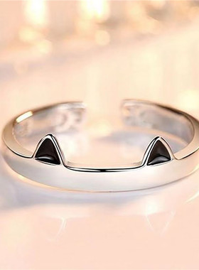 极速Pink Cute Cat Claw Ring Ladies OpHening Adjustable Jewel