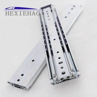 高承重440斤 工業載重導軌重型抽屜滑軌貨柜ATM機高柜三節軌軌道