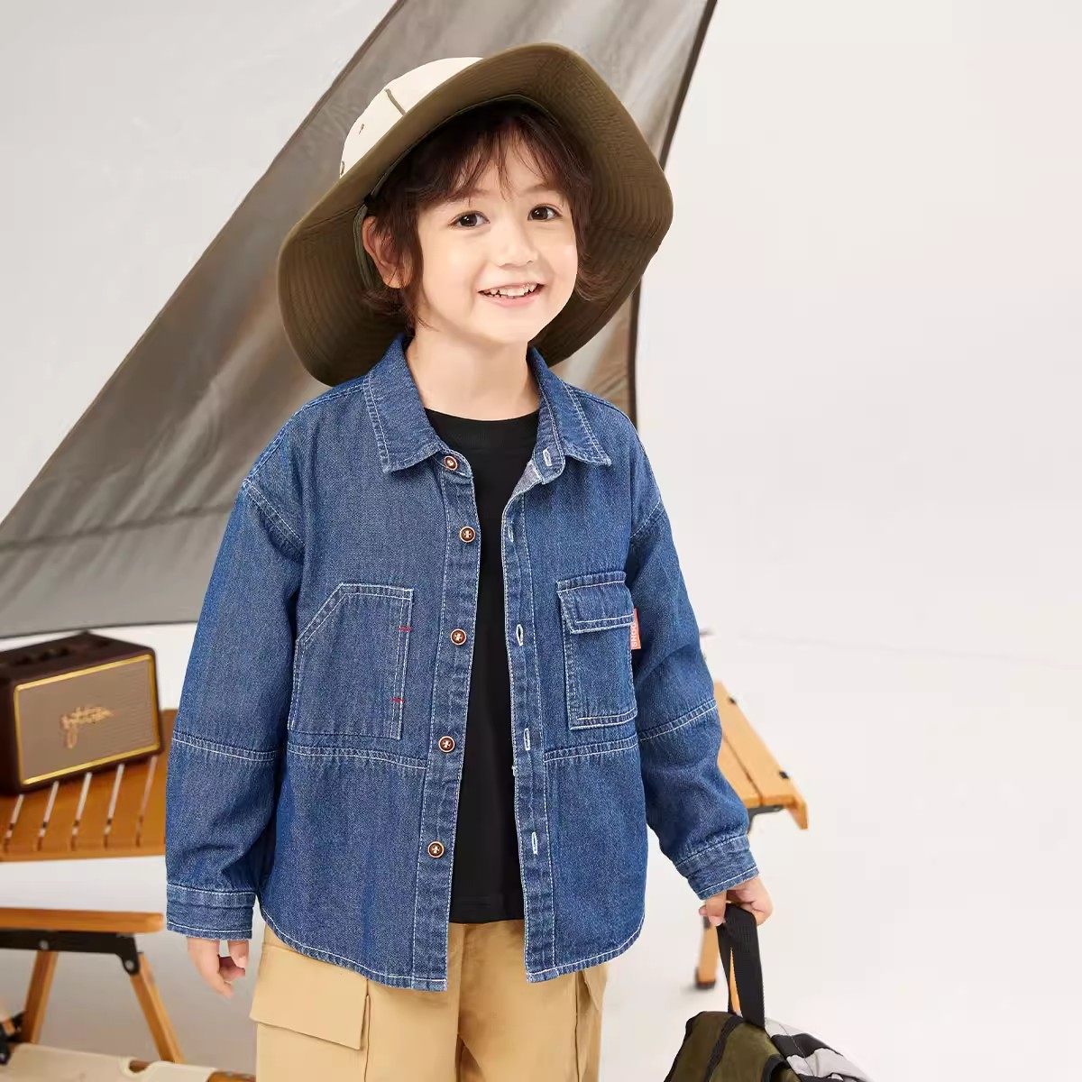 【清仓】史努比男童牛仔外套春秋款女童洋气时髦春装儿童牛仔上衣,童装/婴儿装/亲子装,普通外套,淘宝优惠券,粉丝福利购,淘宝优惠卷