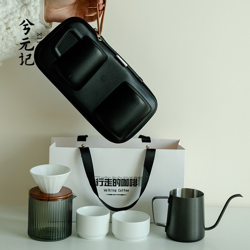 速发手冲咖啡套装滤杯分享壶器行壶便携式入门旅啡户外随身