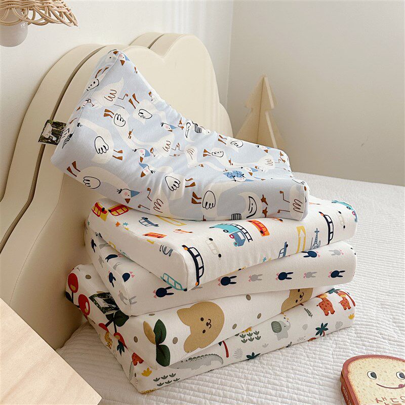 速发儿童枕套乳胶全款针织A类新棉单只装0250枕头套精梳棉宝宝44x