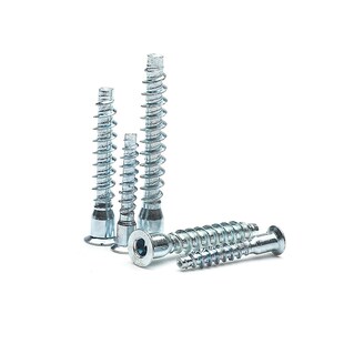 速发头5M7  攻蓝白锌家具用平M内六角自镀螺丝厨具橱柜螺丝自攻钉