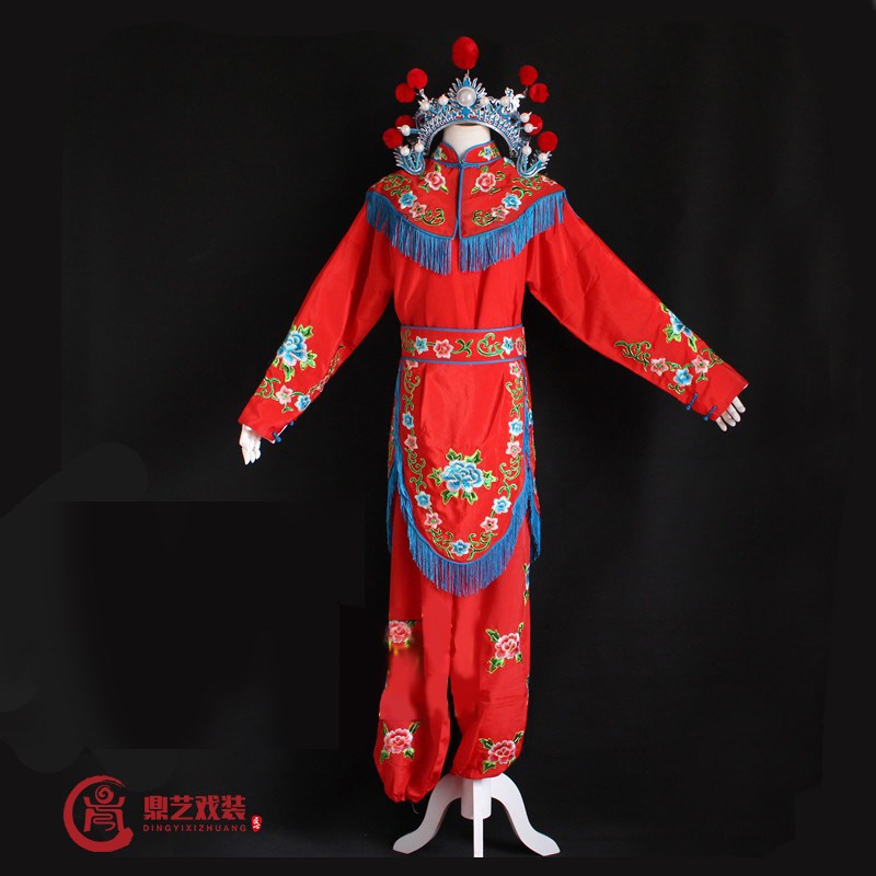 速发刀马旦武旦兵将 兵衣  戏服服装舞台演出曲装