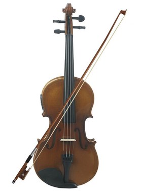极速4/4 Elecgtro-Acoustic EQ Violin Fiddle Kit Solid Matte