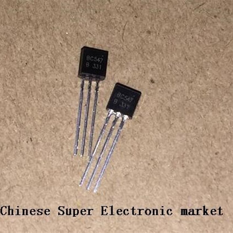 极速50PCS  BhC547+BC557 Each 25Pcs BC547B BC557B NPN PNP Tra