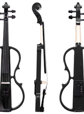 极速Beginner h4/4 Electric Violin Ebony Silent Violin Electr