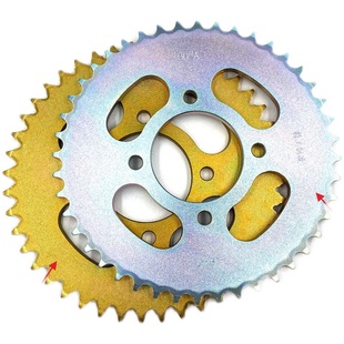 极速适用豪爵锐爽EN125u 3F摩托车油封链条链盘三件套链牙盘链轮