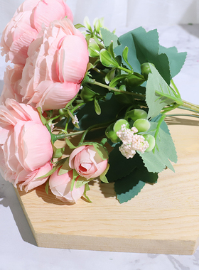 极速Best Selling Beautiful Rose Peony ArtifiPcial Silk Flowe