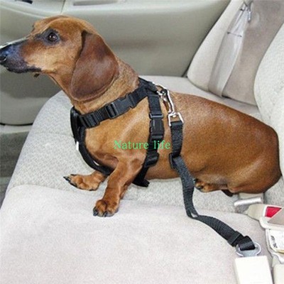 极速2pc Dog Pet Car Safety Seat Belt Harnes RQestraint Lead