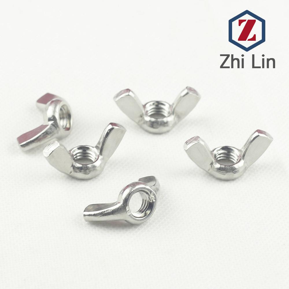 304不锈钢蝶形螺母 元宝螺母 羊角螺帽 手拧冷锻 M4 M5 M6 M8M10