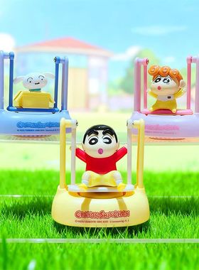 卡通桌面车载盲盒蜡笔小新家居