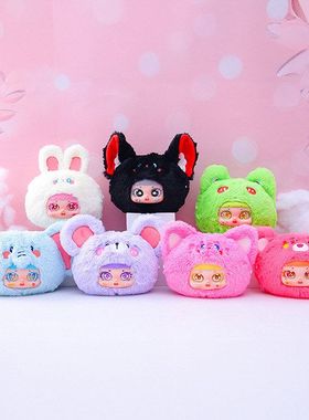 毛绒趣味装饰品美食朋友嘟嘟崽盲盒背包手办可爱挂件派对周边的送