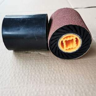 速发厂筒黄芯手提拉丝机轮胶芯橡胶抛光轮砂布促用橡胶铝拉丝轮品