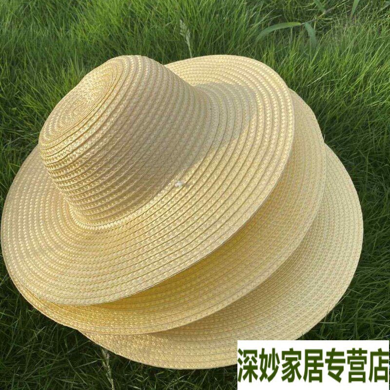速发草帽大号男士农用防晒遮户外工地大檐大沿帽农民田园渔夫