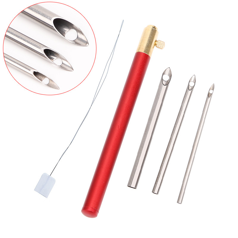 速发工具刺绣针手工绣花毛线戳花组金属空心戳针针俄罗斯针戳戳乐