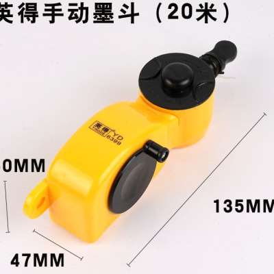 速发全新料20米手修墨斗自动墨斗 线工粉斗装动用画线器 木工划线