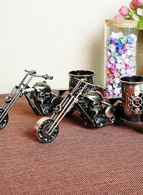 速发筒笔车模型托摩 仿古手工铁皮车模 车模收藏 一件 多款可选