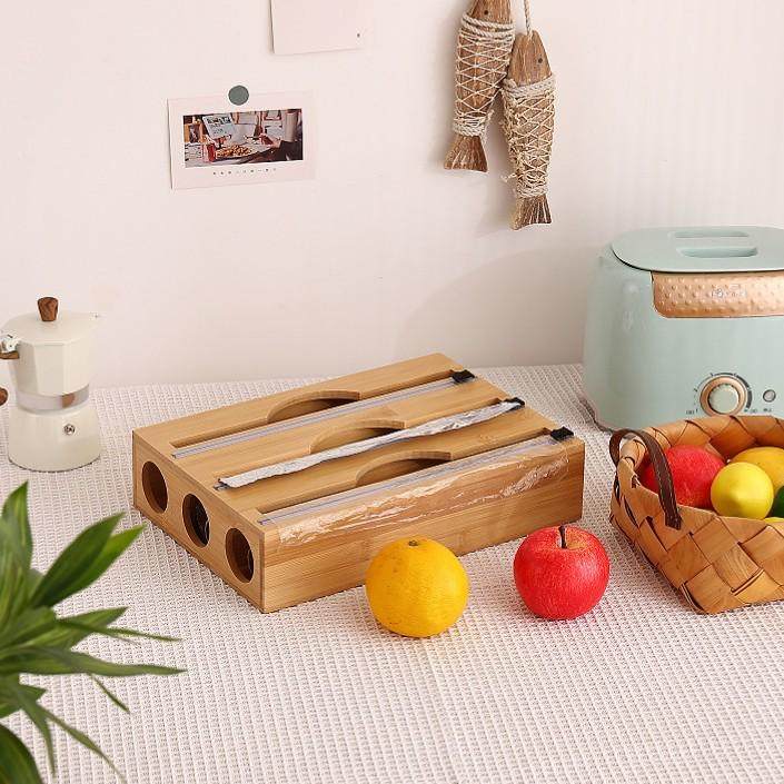 简约壁挂式竹木厨房锡箔纸收纳盒隐藏划刀双向保鲜膜切割器商用,厨房/烹饪用具,保鲜膜切割器,淘宝优惠券,粉丝福利购,淘宝优惠卷
