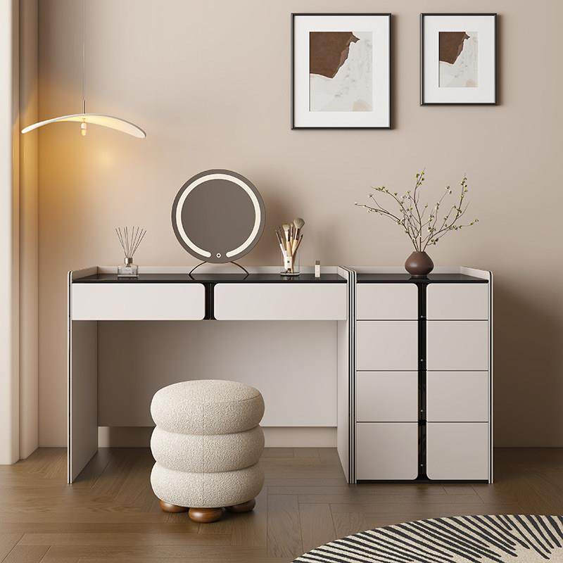 意式轻奢梳妆台现代简约高级感小户型极简风化妆台斗柜一体化妆桌,住宅家具,梳妆台/桌,淘宝优惠券,粉丝福利购,淘宝优惠卷