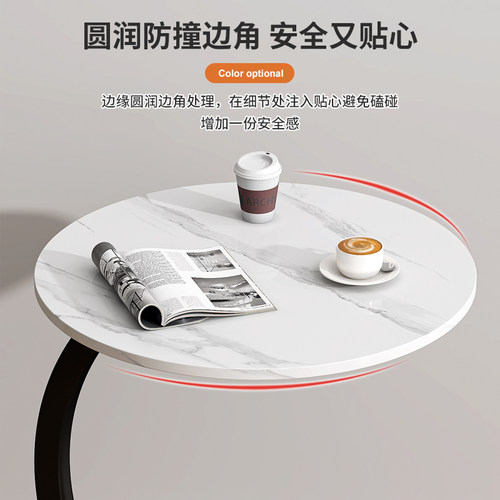 热销网红小圆桌子沙发边几可移动边柜F迷你茶几现代简约牀头柜推