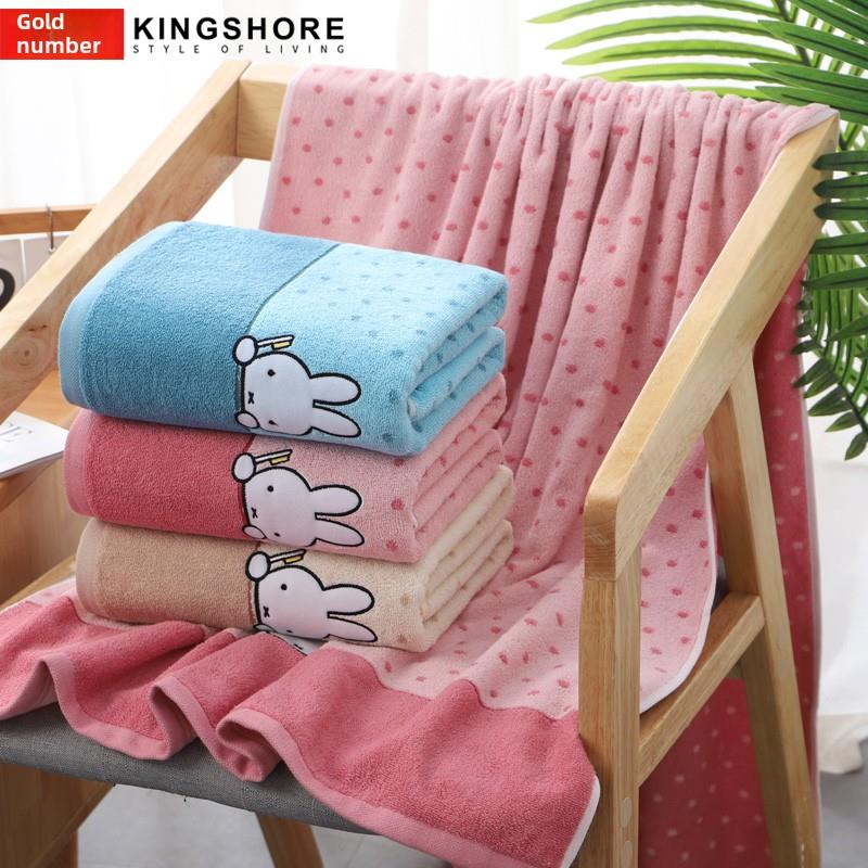 年终促销金号新款 可爱米菲兔加厚加大浴巾 可配毛巾多色MF3029
