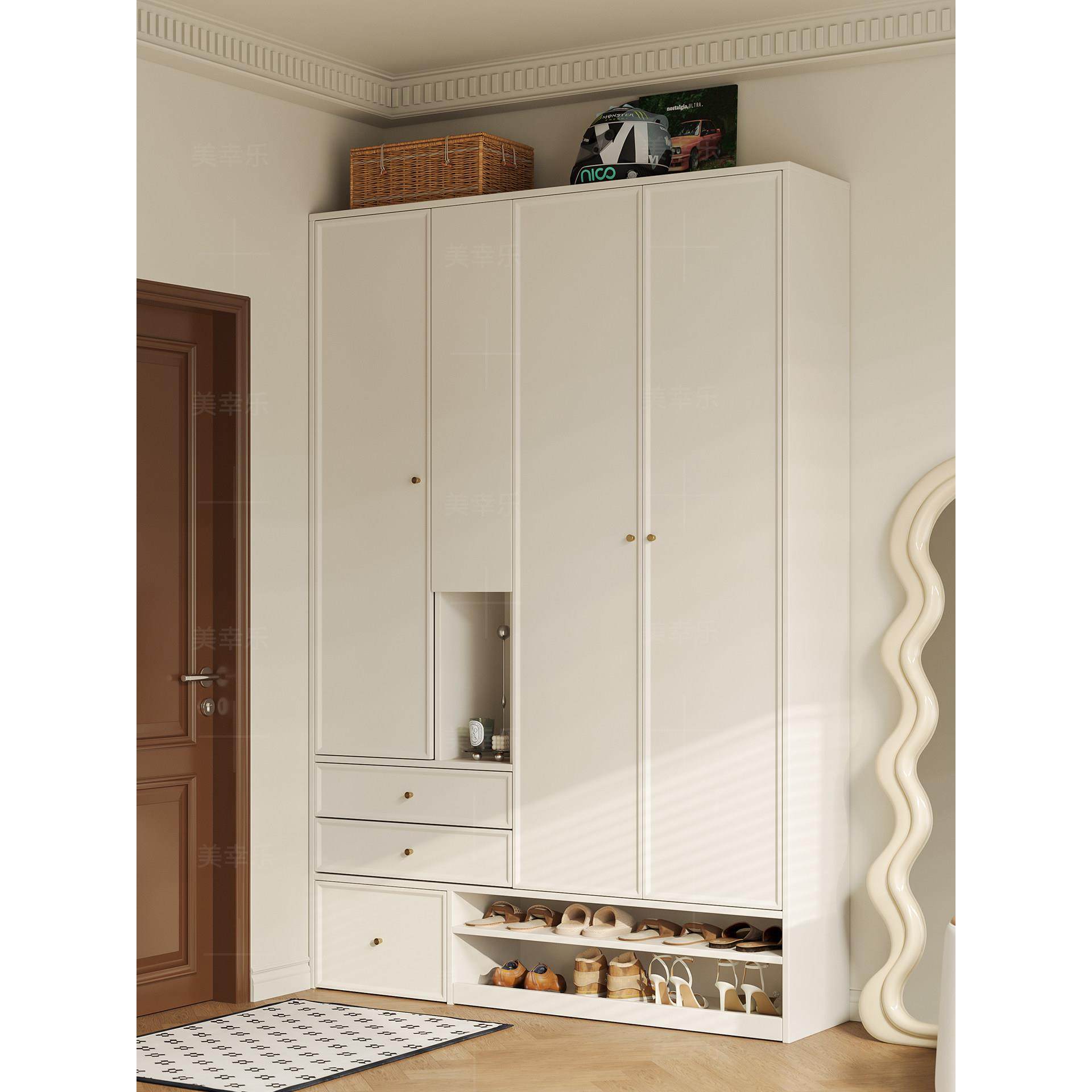 鞋柜2025新款入户柜大容量多层收纳鞋架门口柜子储物柜一体玄关柜,住宅家具,鞋柜,淘宝优惠券,粉丝福利购,淘宝优惠卷