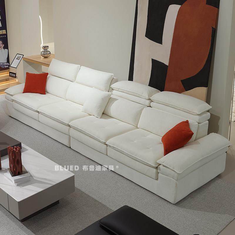 布鲁迪客厅2025新款可拆洗棉麻布沙发落地布艺高端直排高靠背沙发,住宅家具,布艺沙发,淘宝优惠券,粉丝福利购,淘宝优惠卷