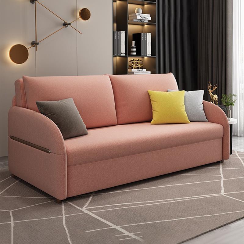 隐形折叠床两用2025新款小户型客厅家用双人可拆洗抽拉式布艺梳化