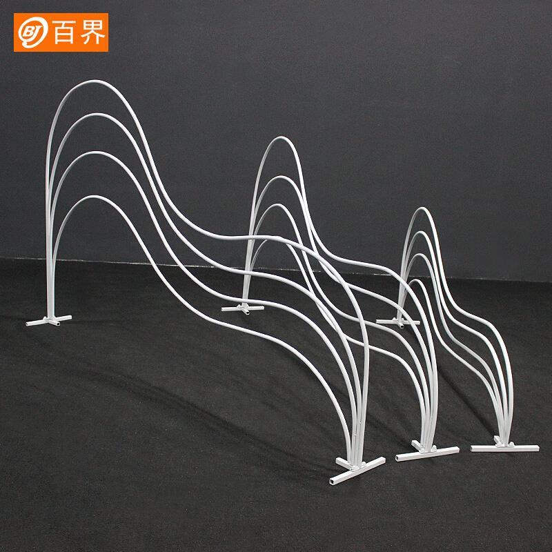 百界新款婚庆道具铁艺路引婚礼台现场布置装饰假山摆件中式舞台