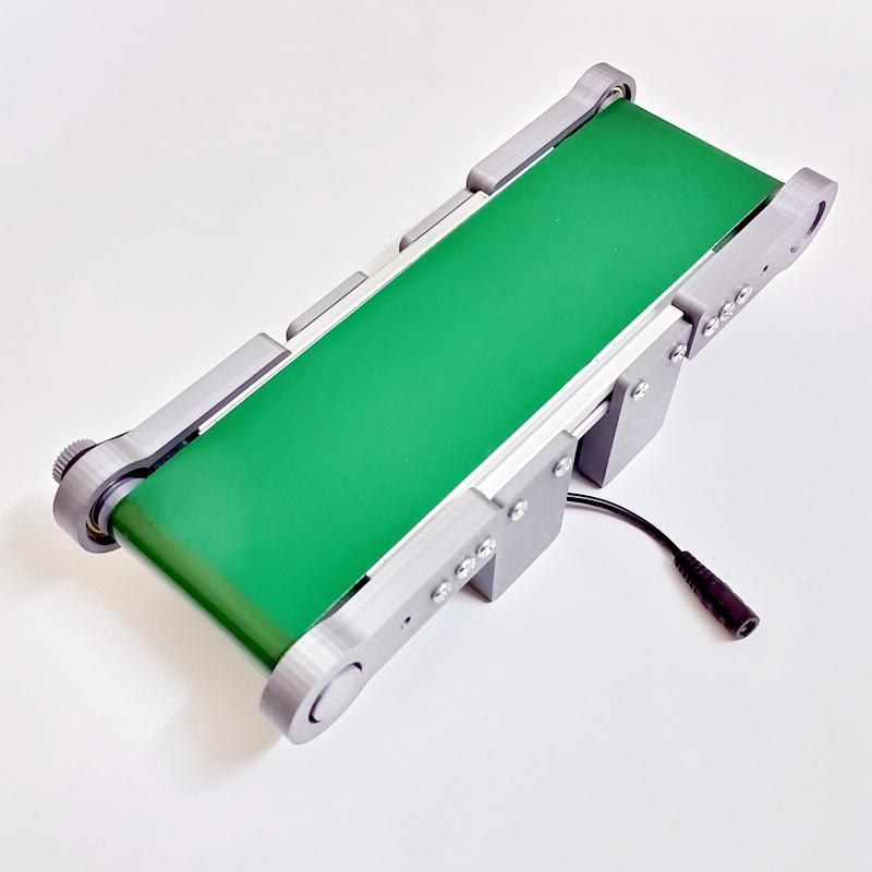 DIY科普级传动带模型可调速桌面输送机 摩擦力实验模型30cm与50cm